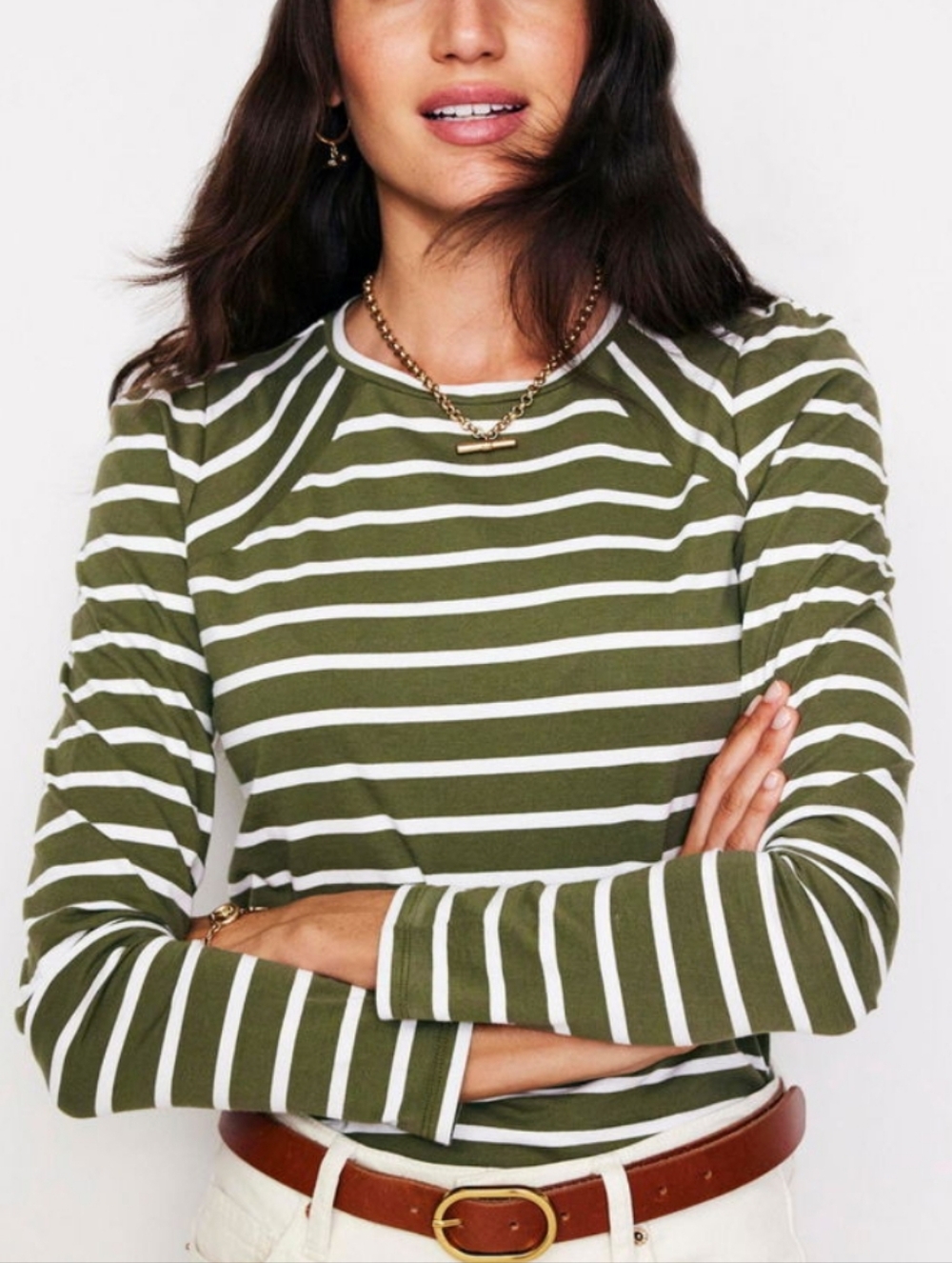 Boden Arabella Stripe Jersey Top
